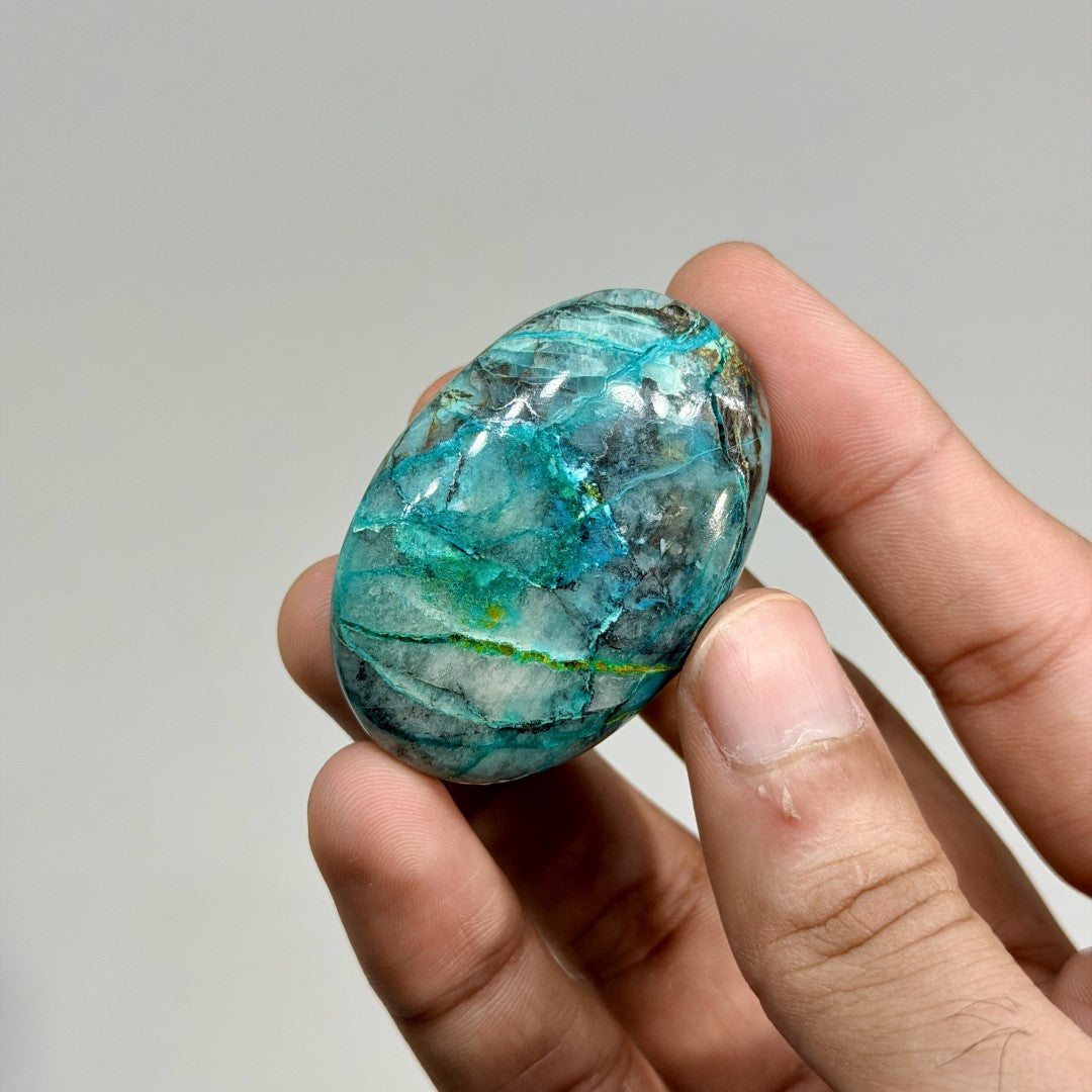 Azurite Shattuckite Palmstones (1KG)