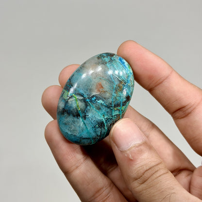 Azurite Shattuckite Palmstones (1KG)