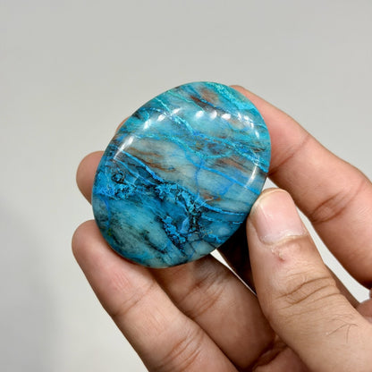 Azurite Shattuckite Palmstones (1KG)