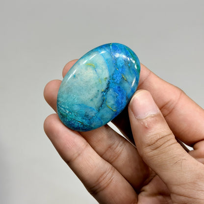Azurite Shattuckite Palmstones (1KG)