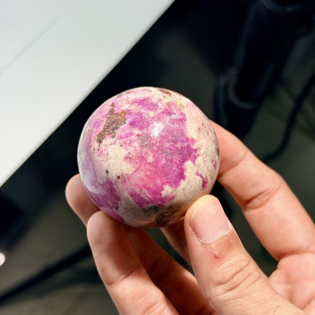Cobalto Calcite Spheres (1KG)