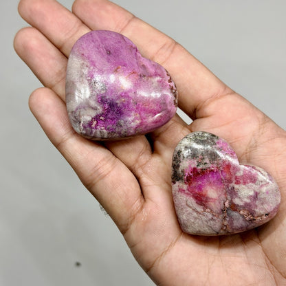 Cobalto Calcite Hearts (1KG)