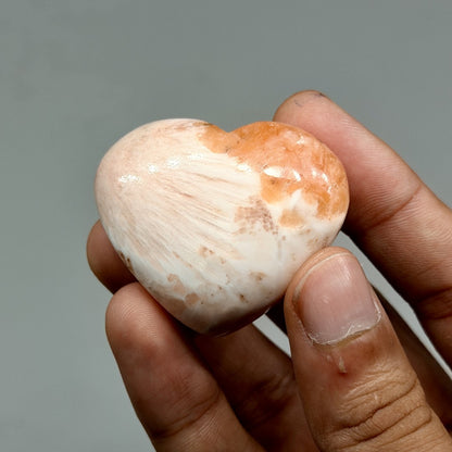 Pink Scolecite Hearts (1KG)