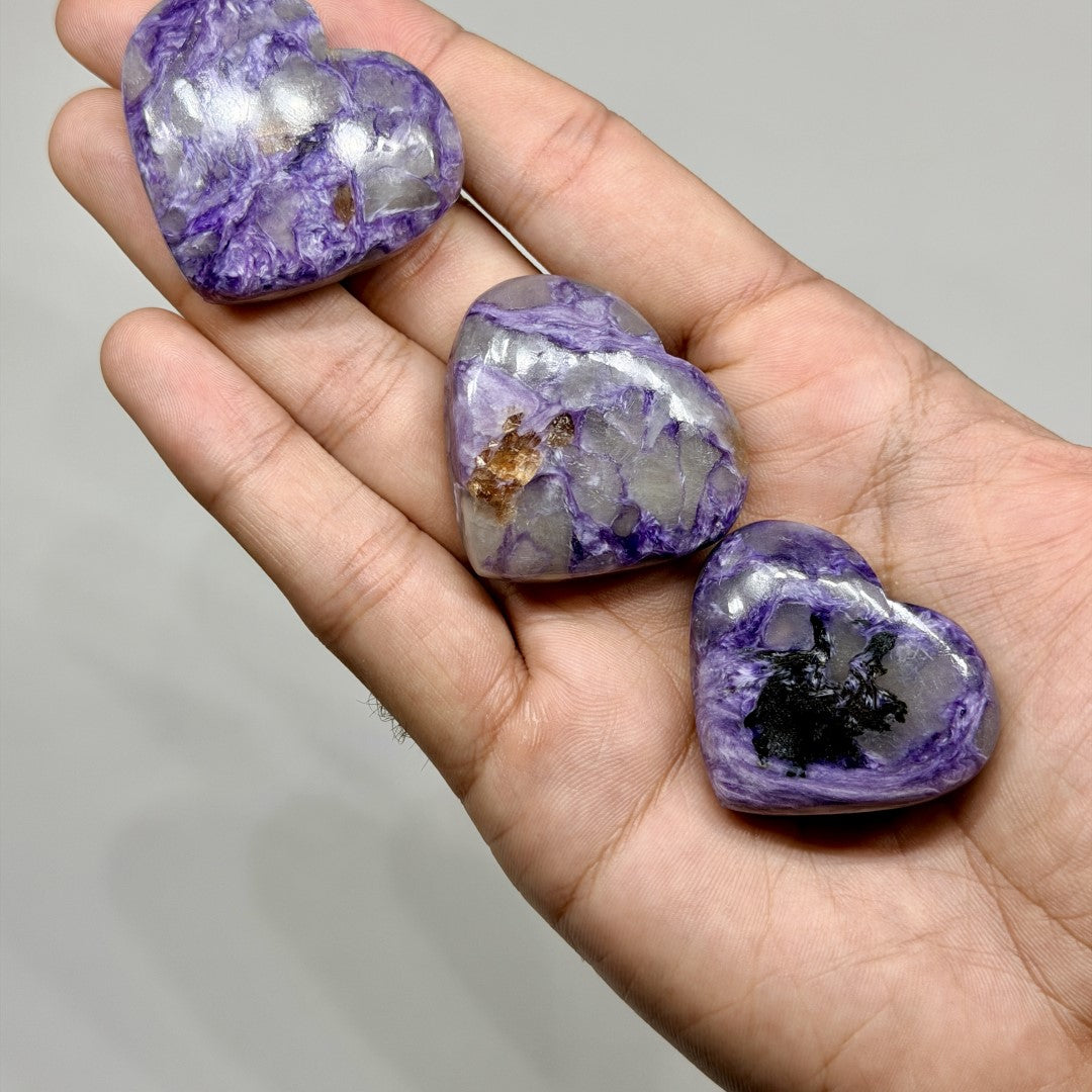 Charoite Hearts (1KG)