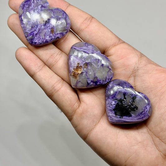 Charoite Hearts (1KG)