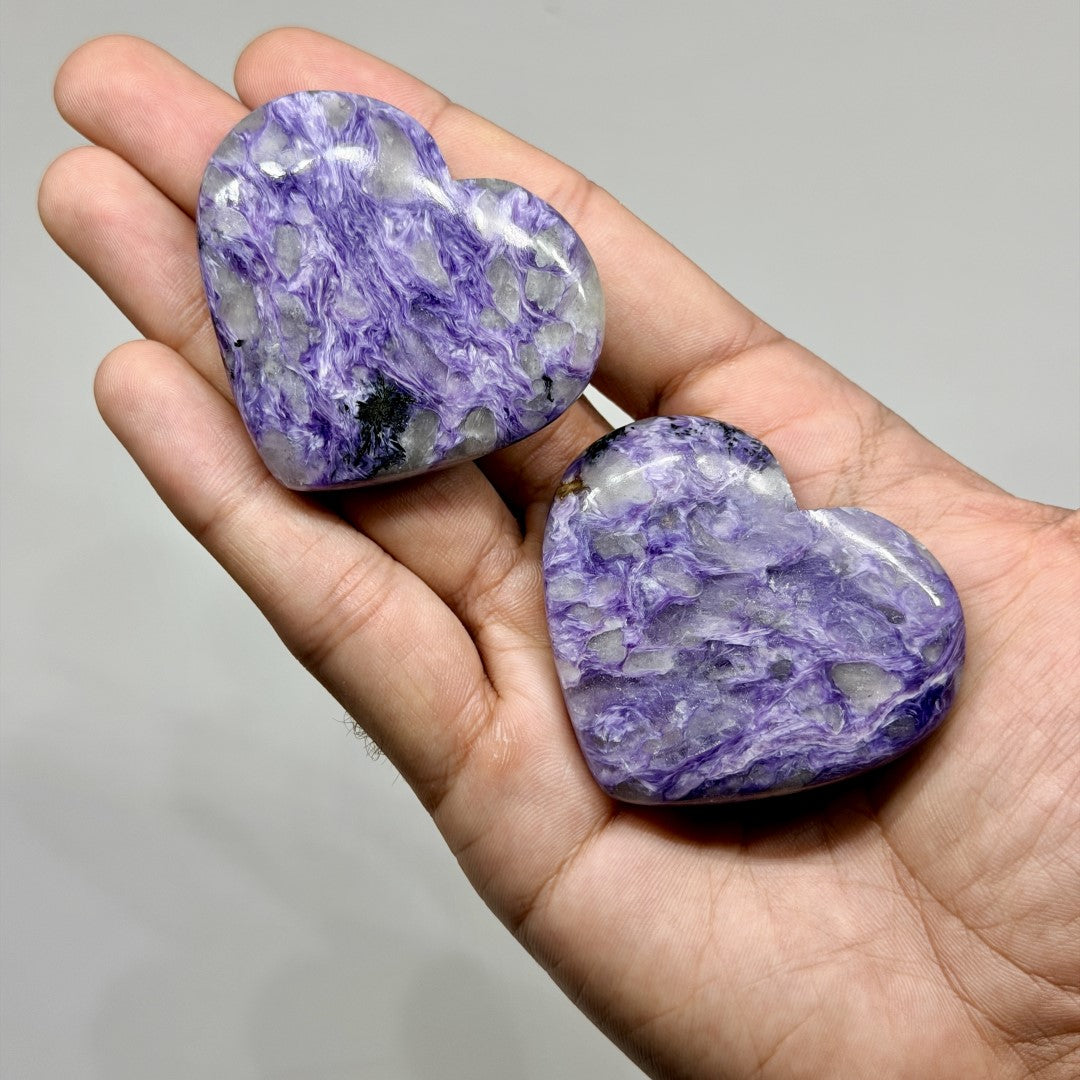 Charoite Hearts (1KG)