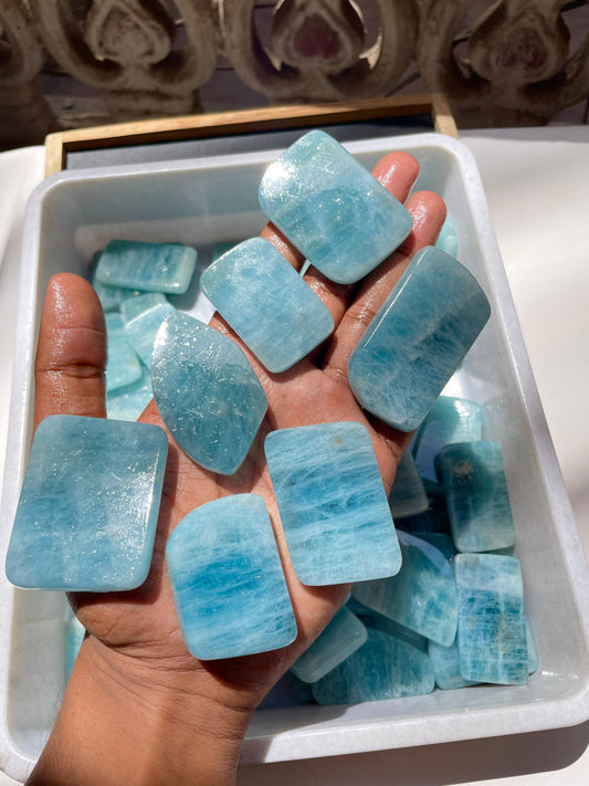 Aquamarine Slices (1kg) - AAA