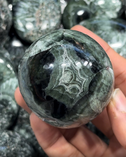 Seraphinite Spheres  (1KG)
