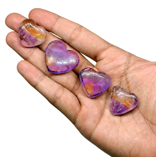 Ametrine Mini Heart