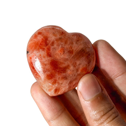 Sunstone Hearts (1KG) (AAA - Deep Red Schiller)