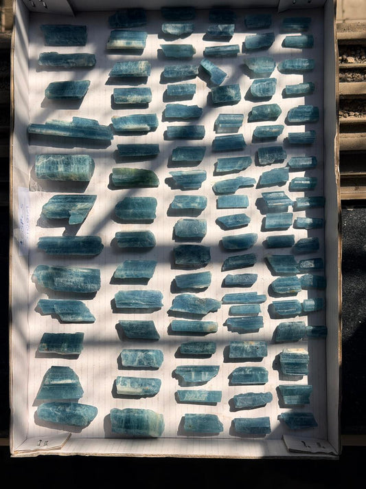 Aquamarine - 100 pcs ; 310 gram