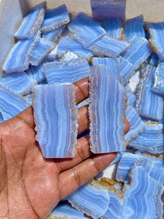 Blue Lace Agate Slabs