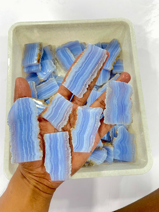 Blue Lace Agate Slabs