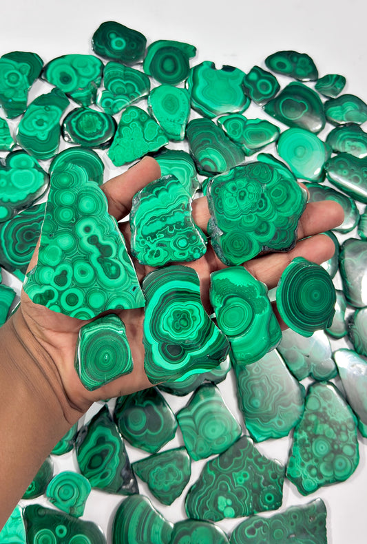 Malachite Slices (1KG)