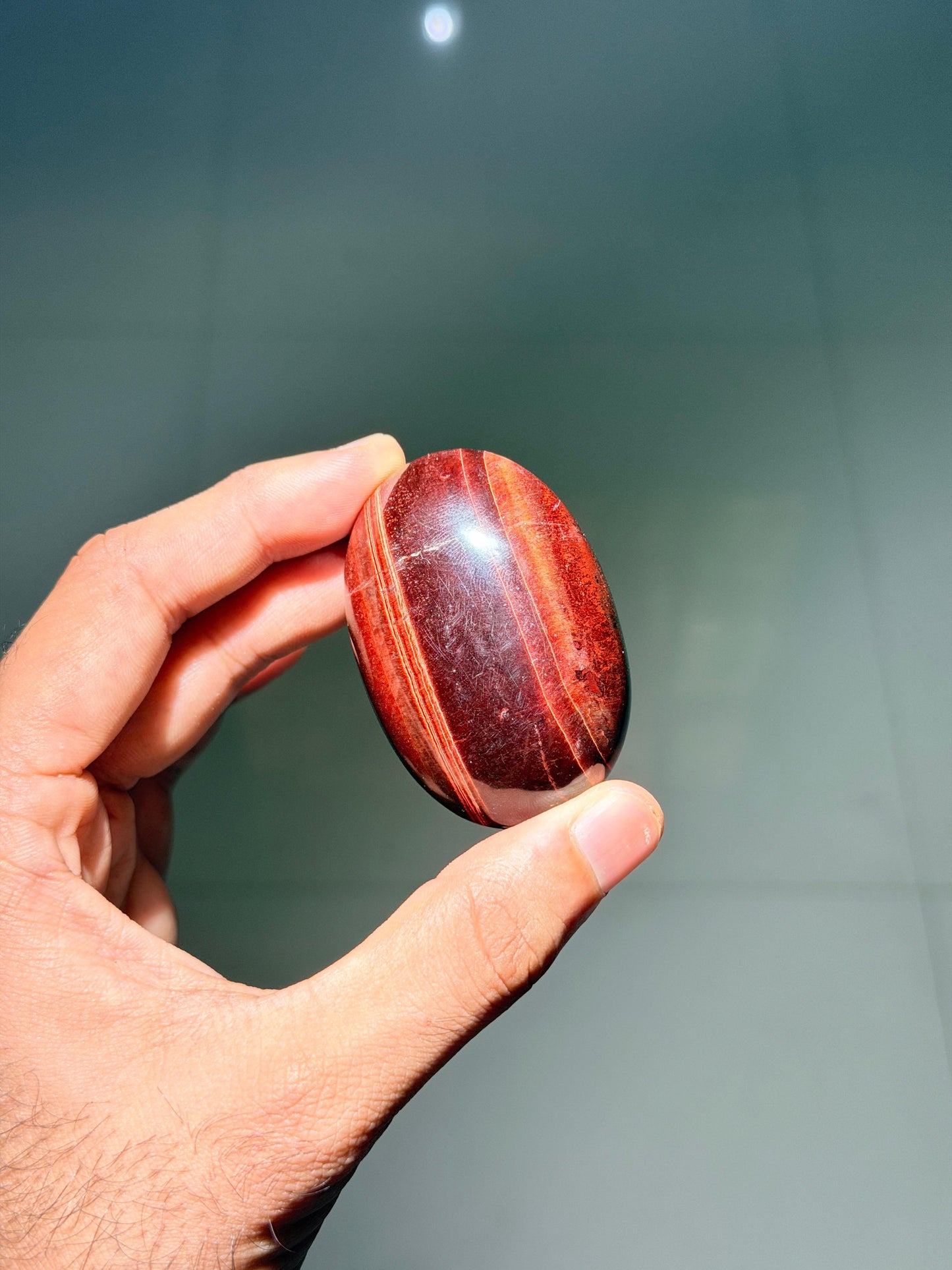 Red Tigers Eye Palmstones