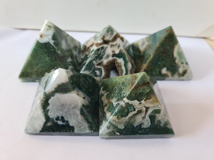 Moss Agate Pyramids image 2