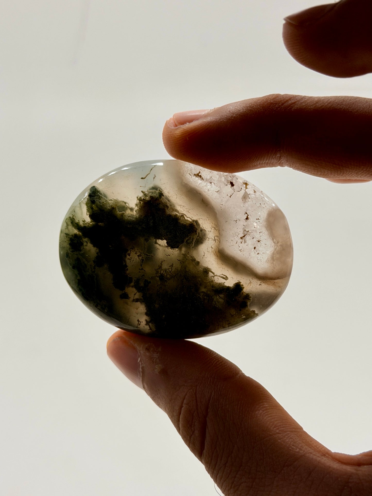 Moss Agate Palmstone