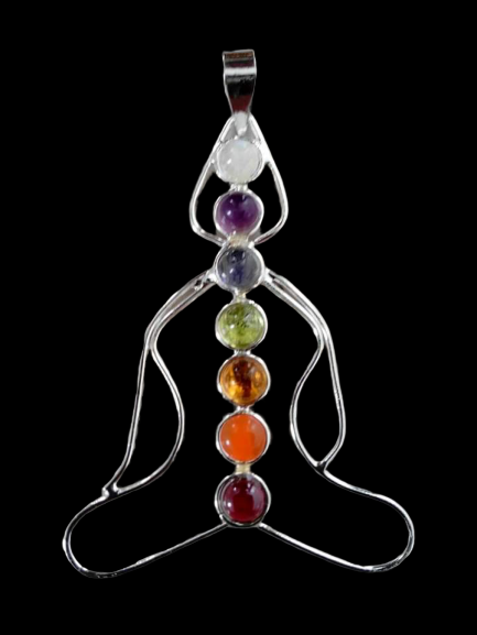 Seven Chakra Pendants in 925 Silver image 0