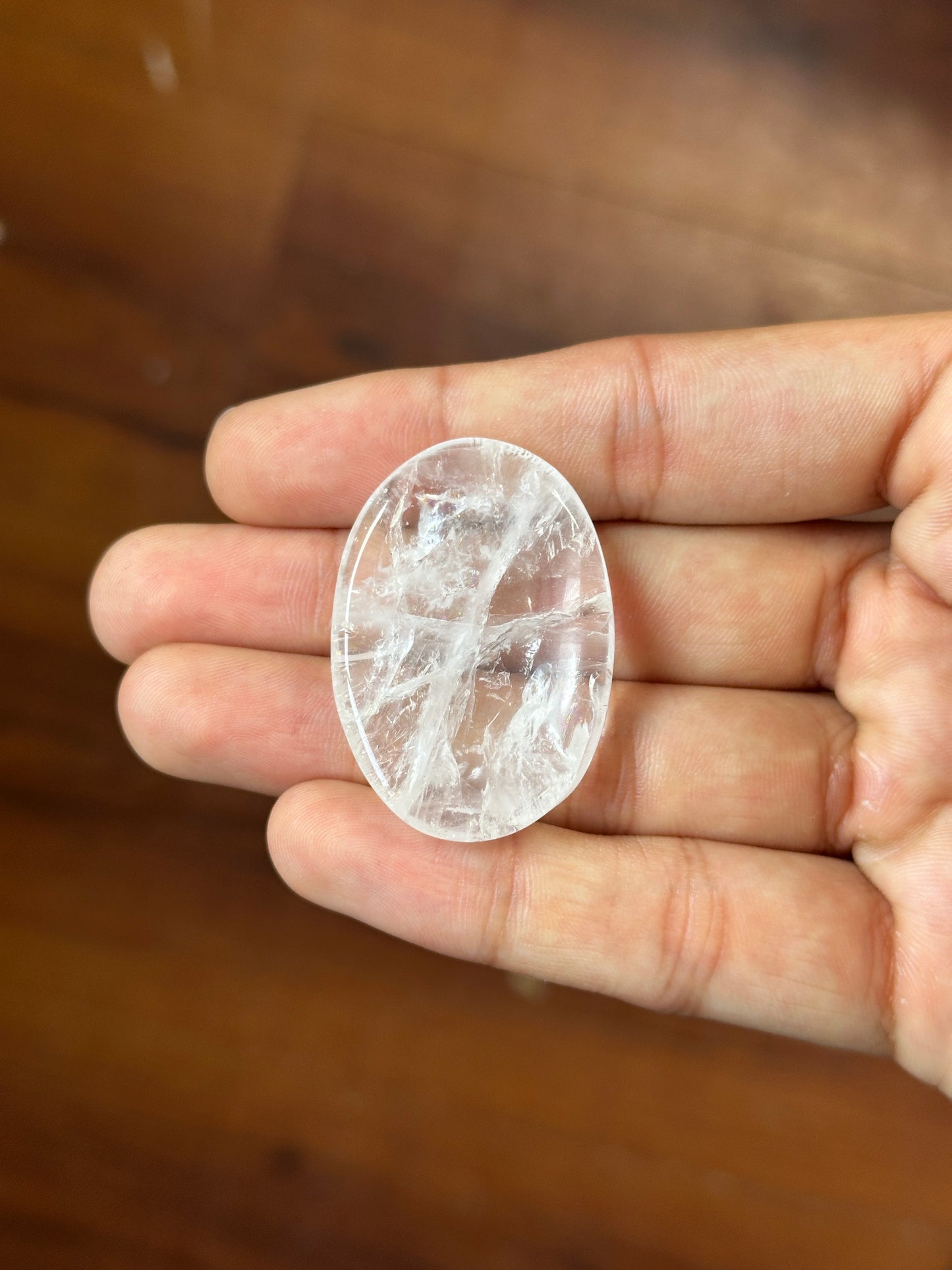 Clear Quartz Worry Stone image 6