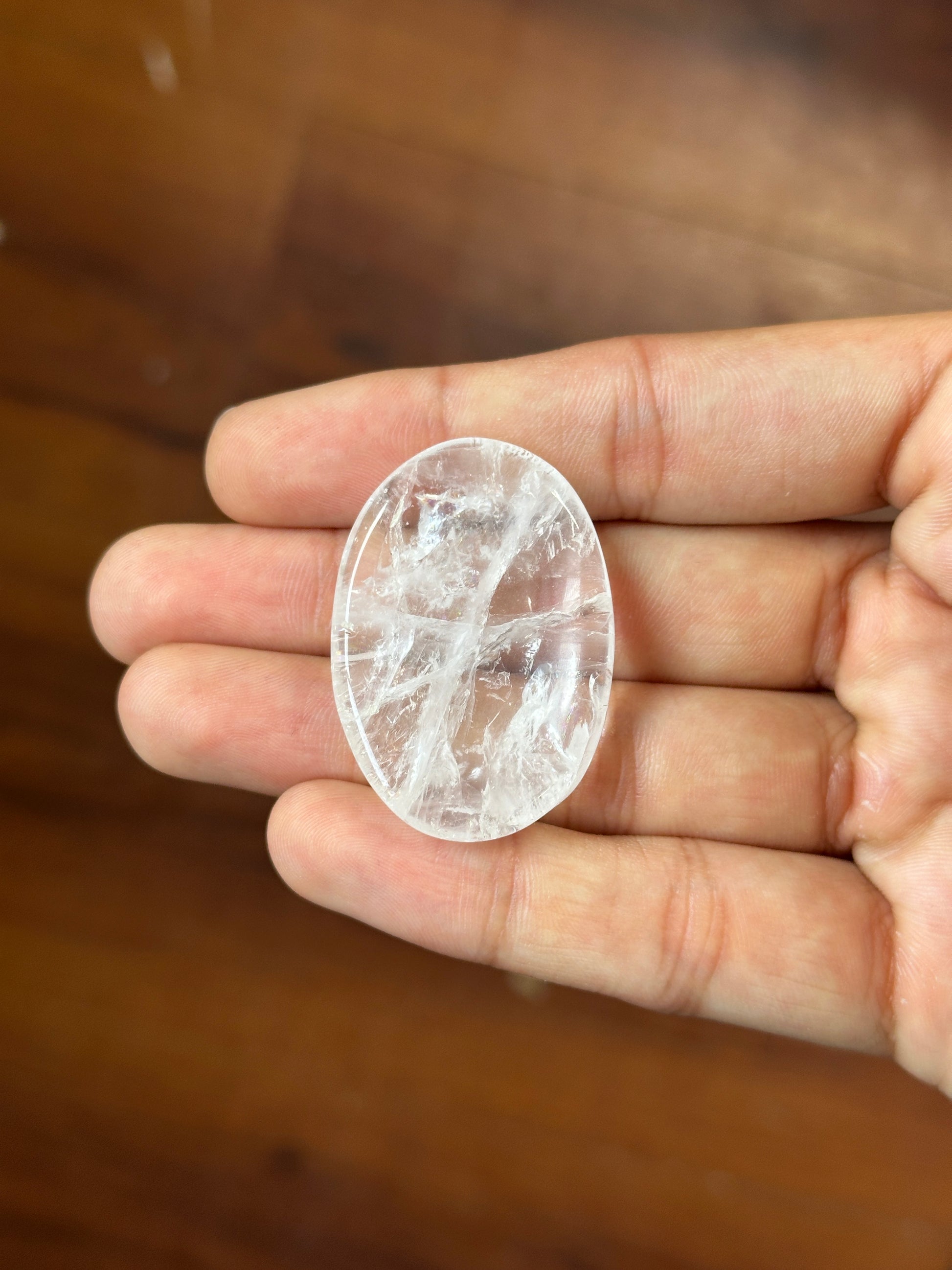 Clear Quartz Worry Stone image 6