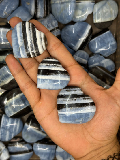 Blue Opal Heart image 2
