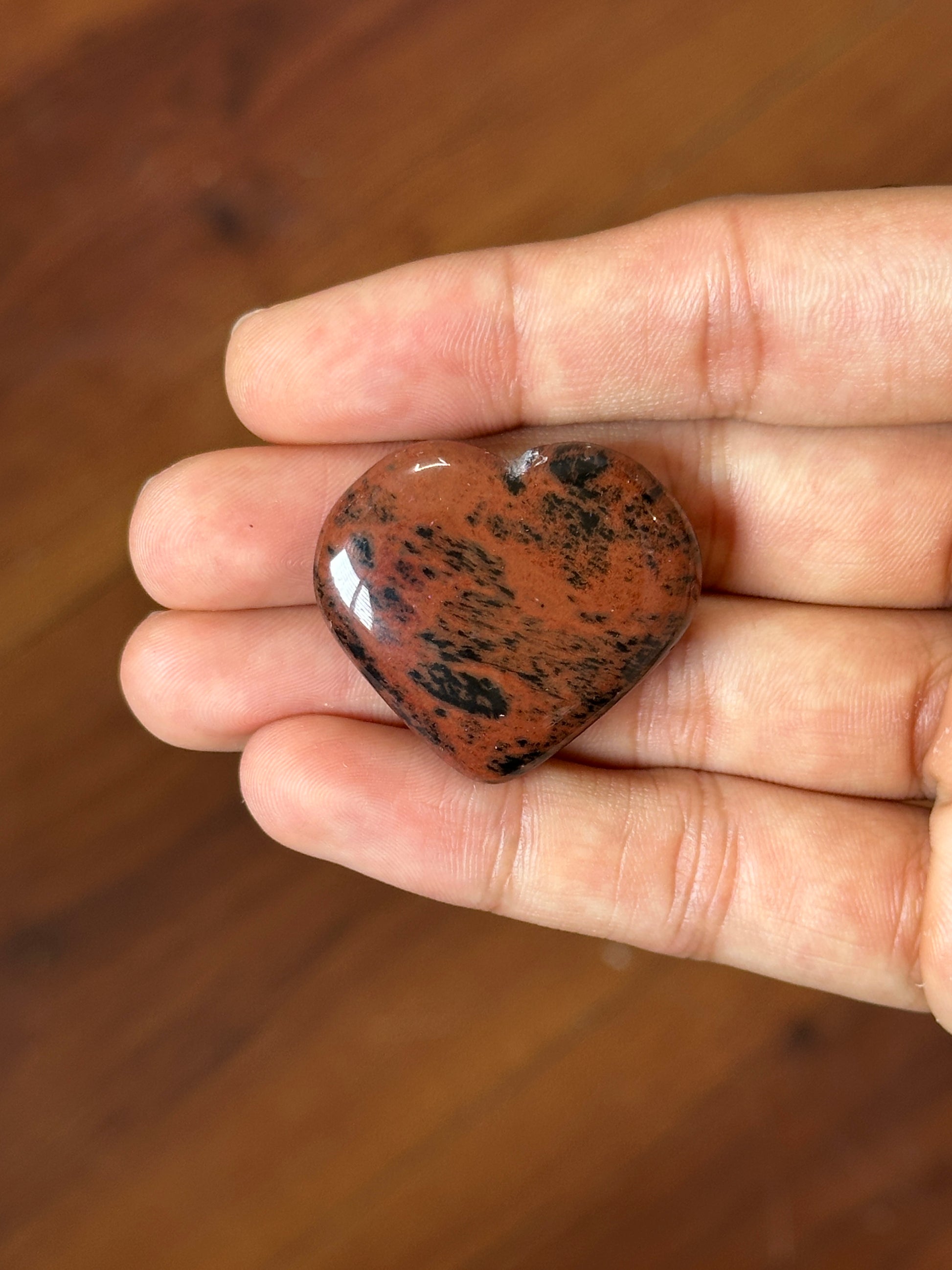 Mini Mahogany Obsidian Hearts image 7
