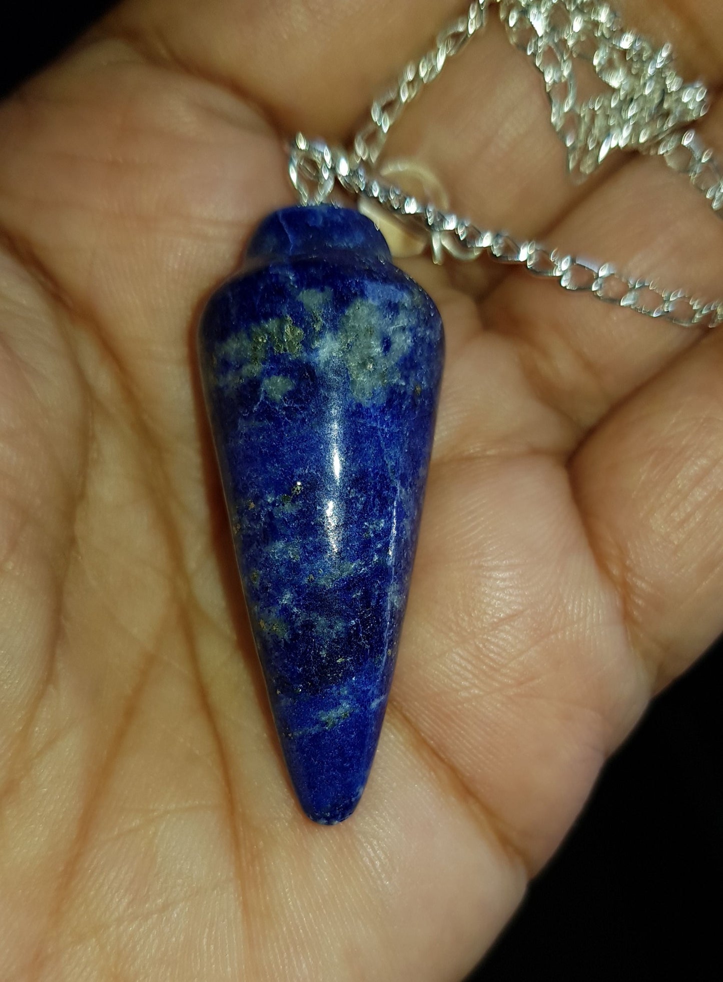 Lapis Lazuli Pendulum (Plain, Faceted and Ball) image 2