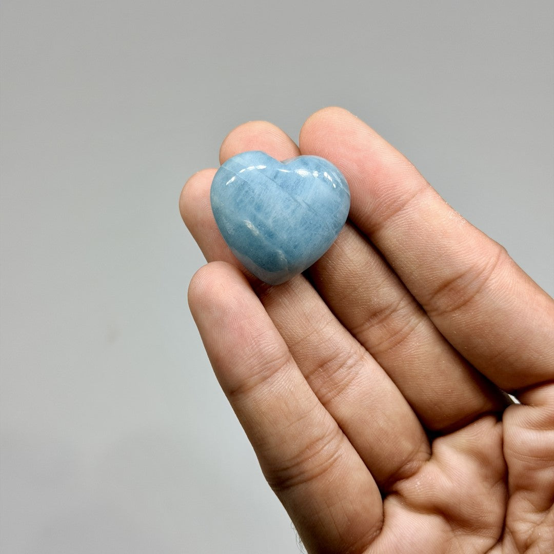 Aquamarine Mini Heart
