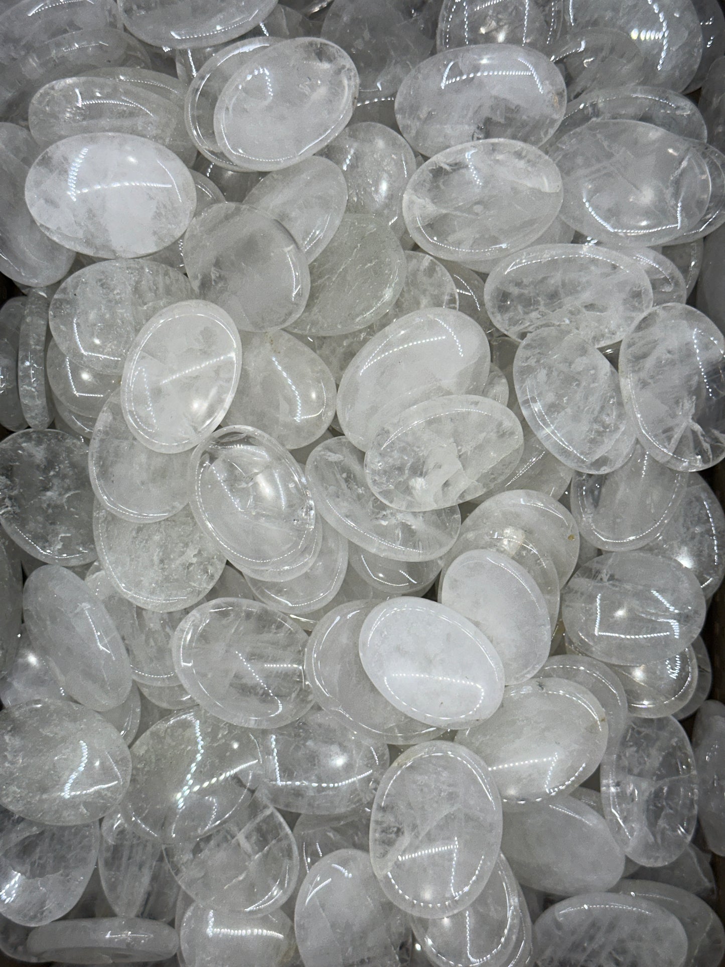 Clear Quartz Worry Stone image 3