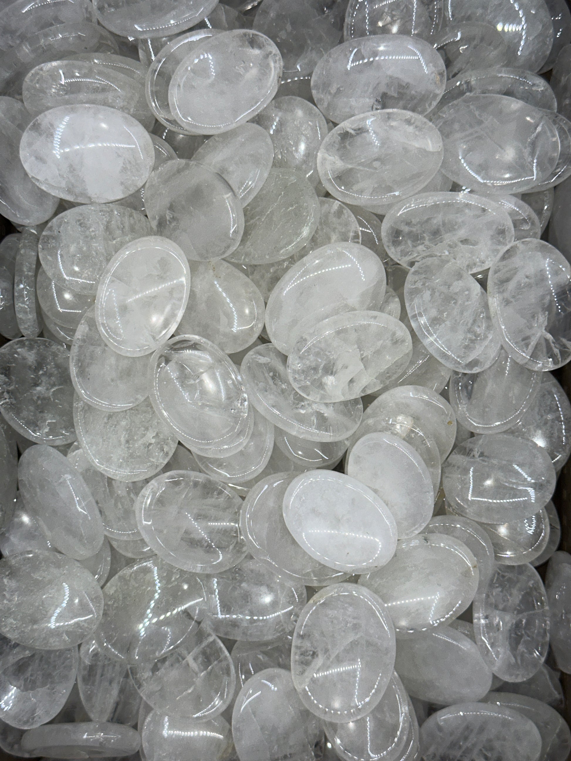 Clear Quartz Worry Stone image 3