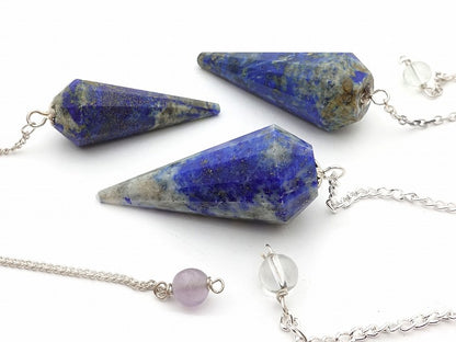 Lapis Lazuli Pendulum (Plain, Faceted and Ball) image 1