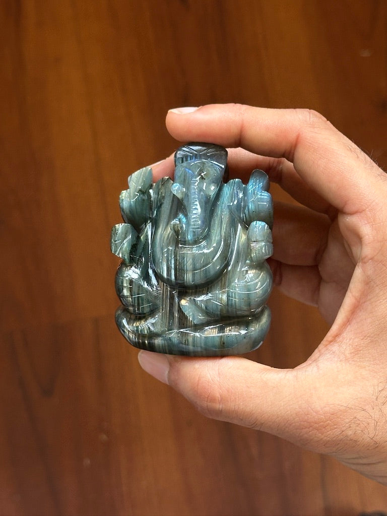 Labradorite Ganesha image 1