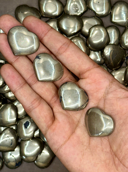 Mini Pyrite Hearts image 6