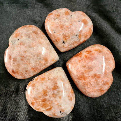 Sunstone Hearts (Big Sized 50-55 mm) image 0