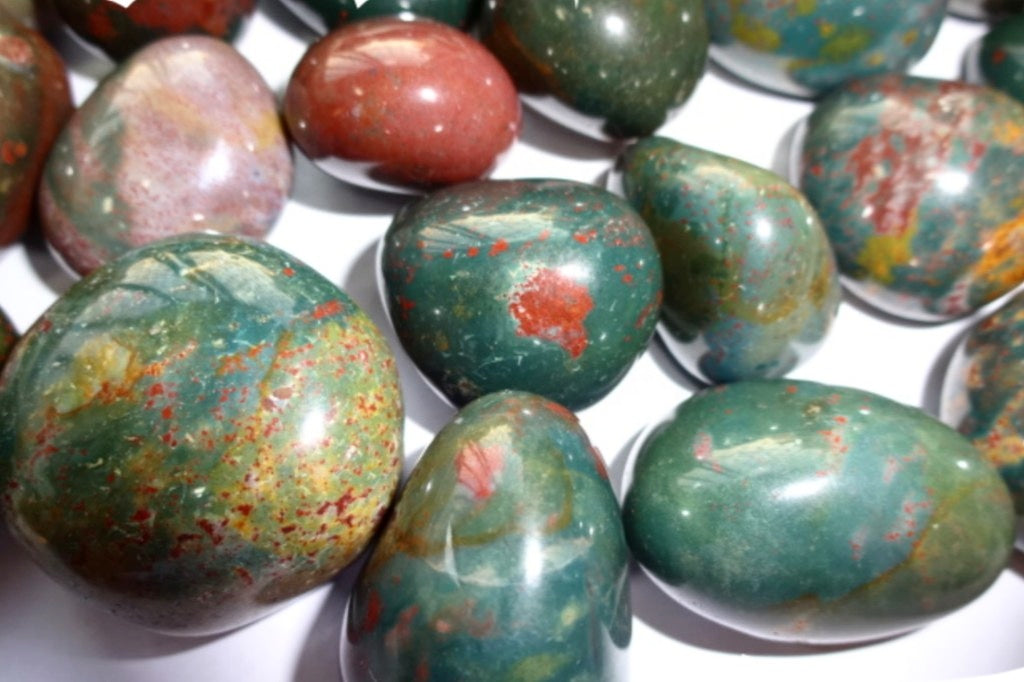 Fancy Blood Stone Tumbled Stones image 0