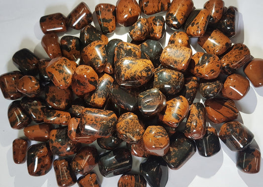 Mahogany Obsidian Tumbled Stones image 0