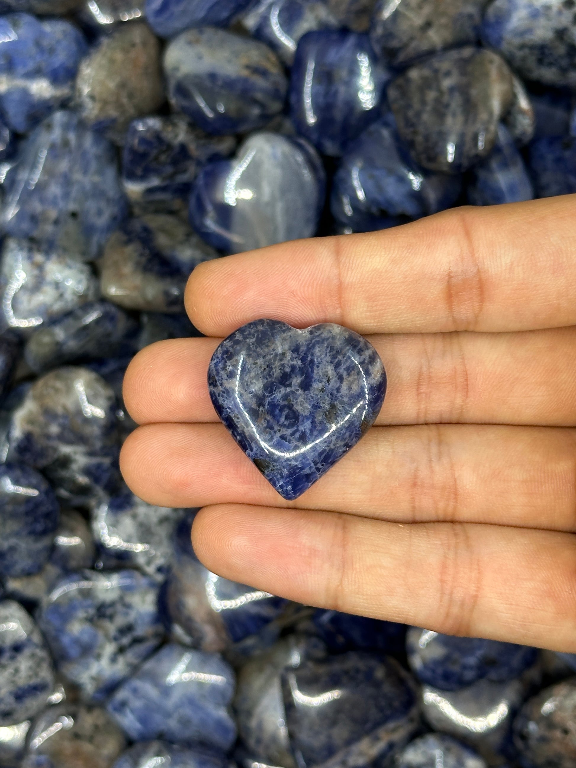 Mini Sodalite Hearts image 6