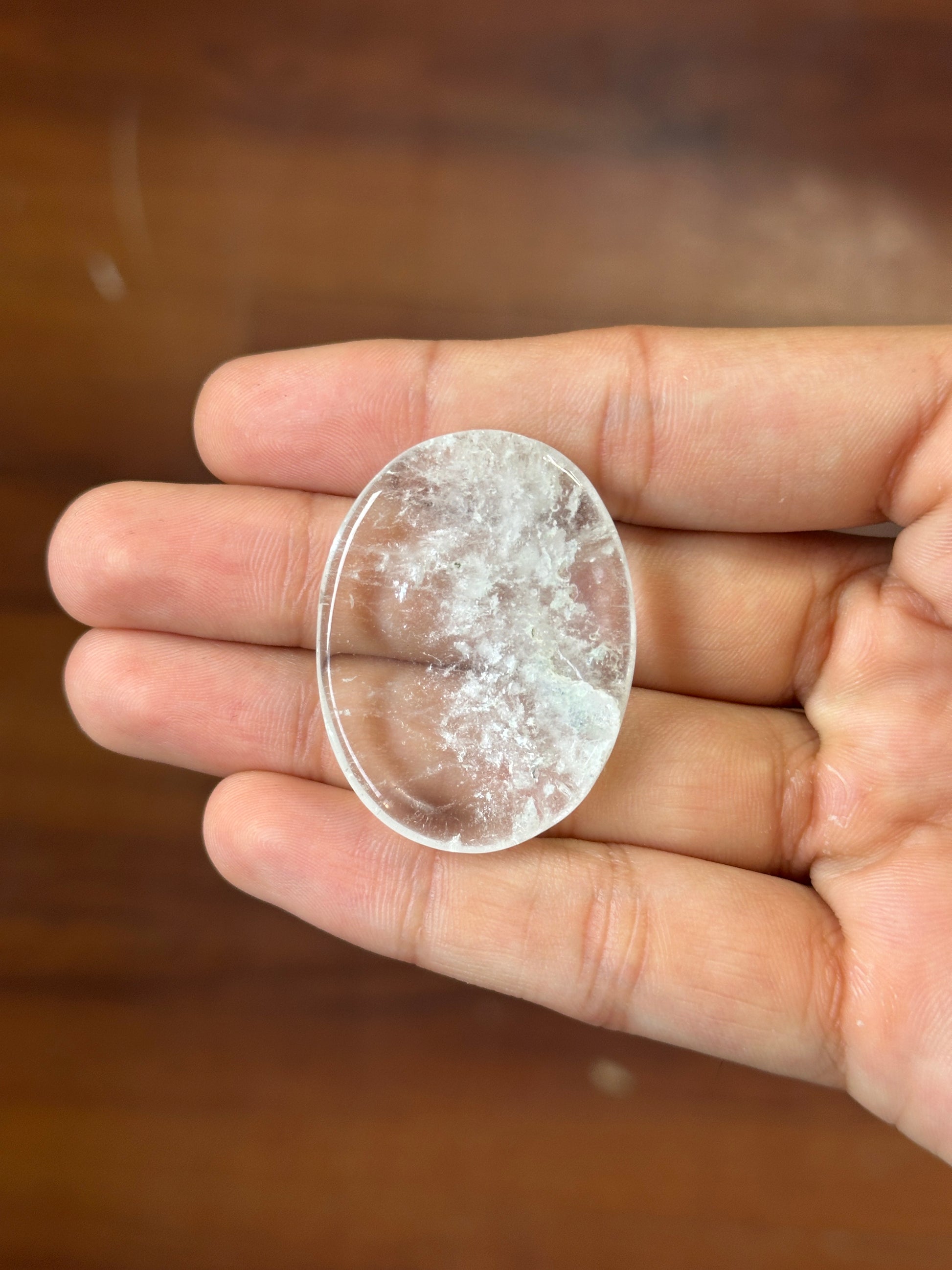 Clear Quartz Worry Stone image 7