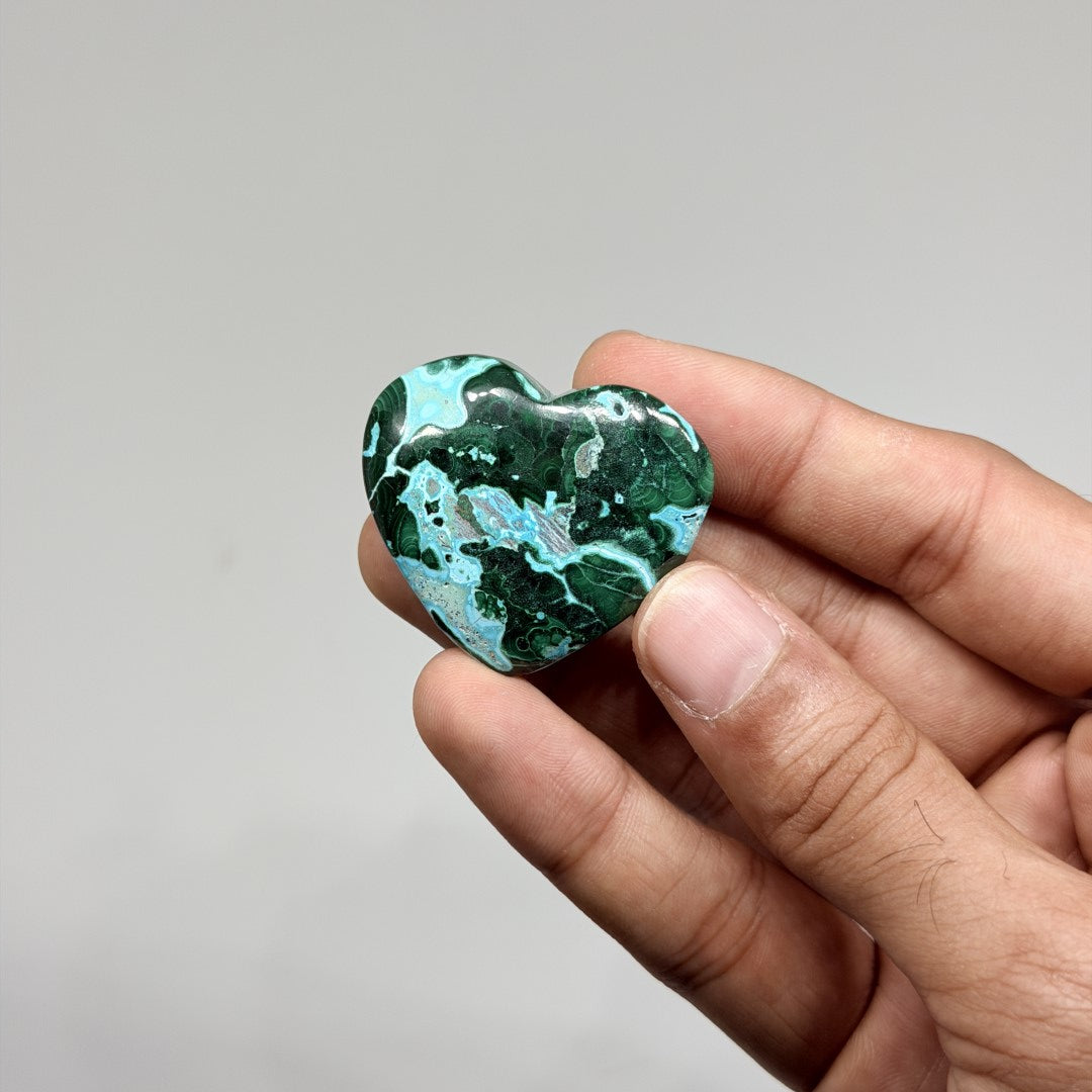 Malachite Chrysocolla Heart (1KG)