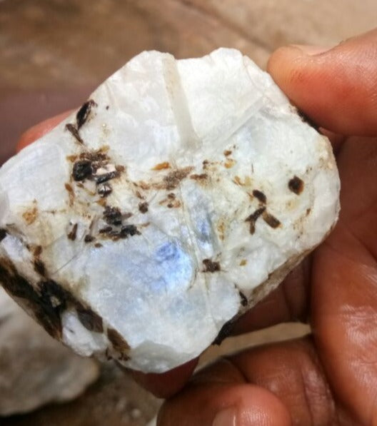 Rainbow Moonstone Rough image 1