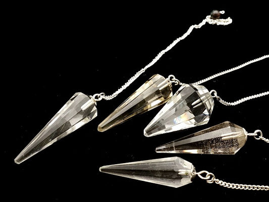 Crystal Pendulums-Faceted and Plain image 0