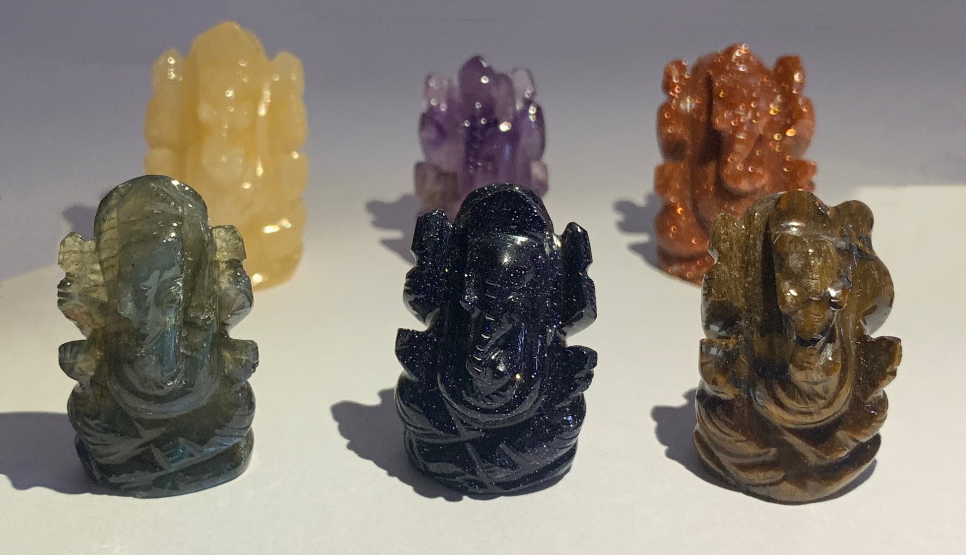 Mix stone mini Ganeshas image 0