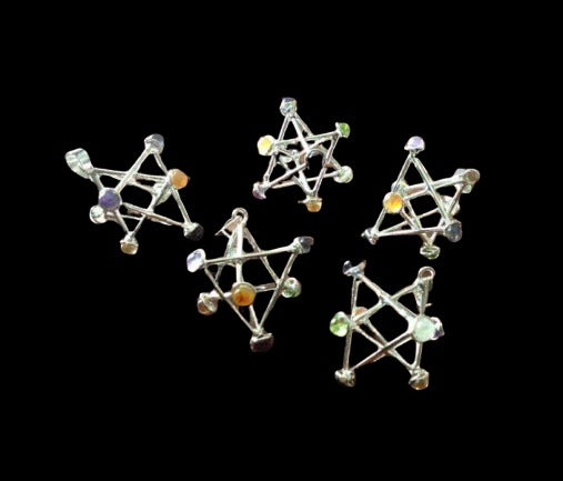 Seven Chakra Mercaba Pendants image 0