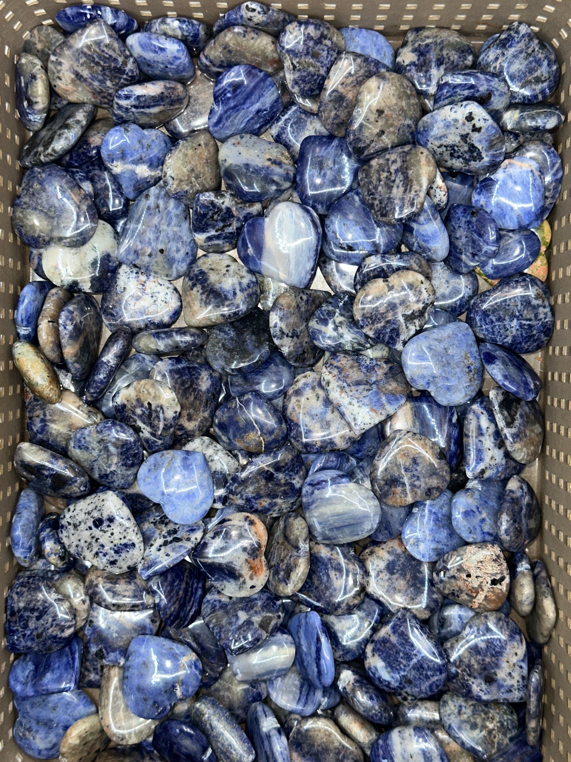 Mini Sodalite Hearts image 2