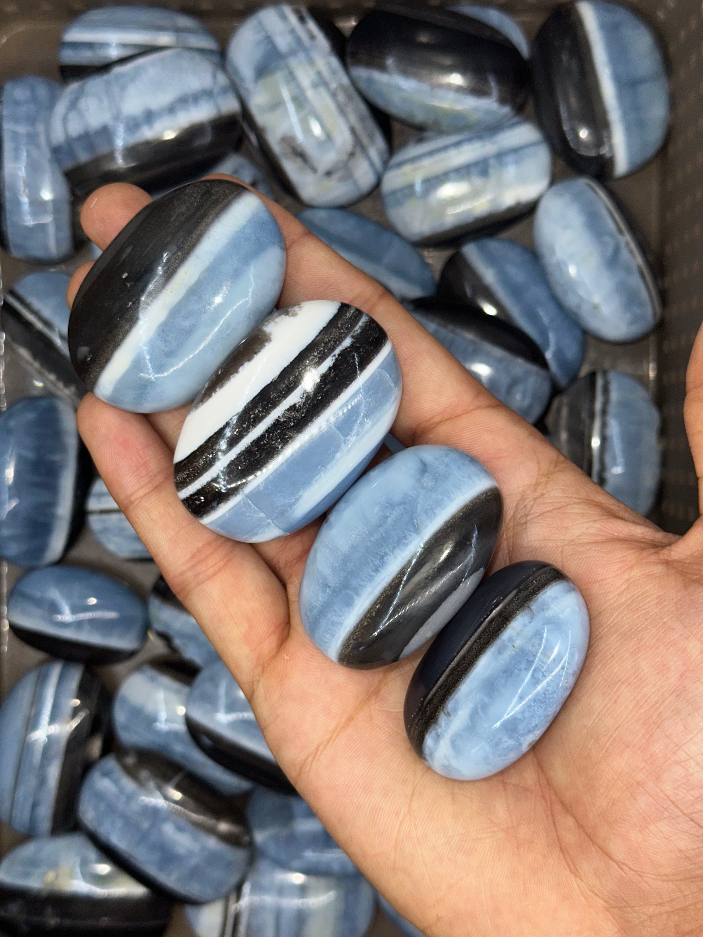 Blue Opal Palmstone image 0