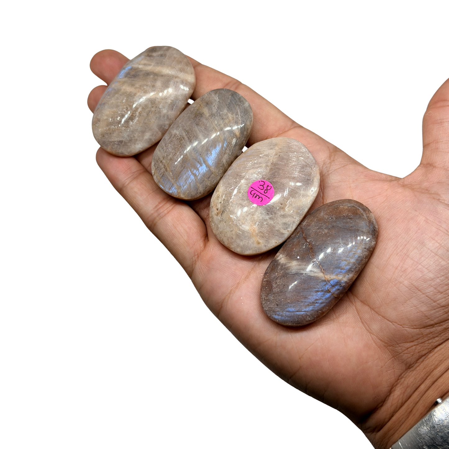 Blue Moonstone Palmstone (1KG)