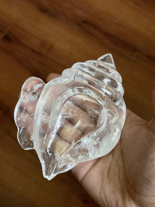Himalayan Quartz Conch Shell (Shank) image 0