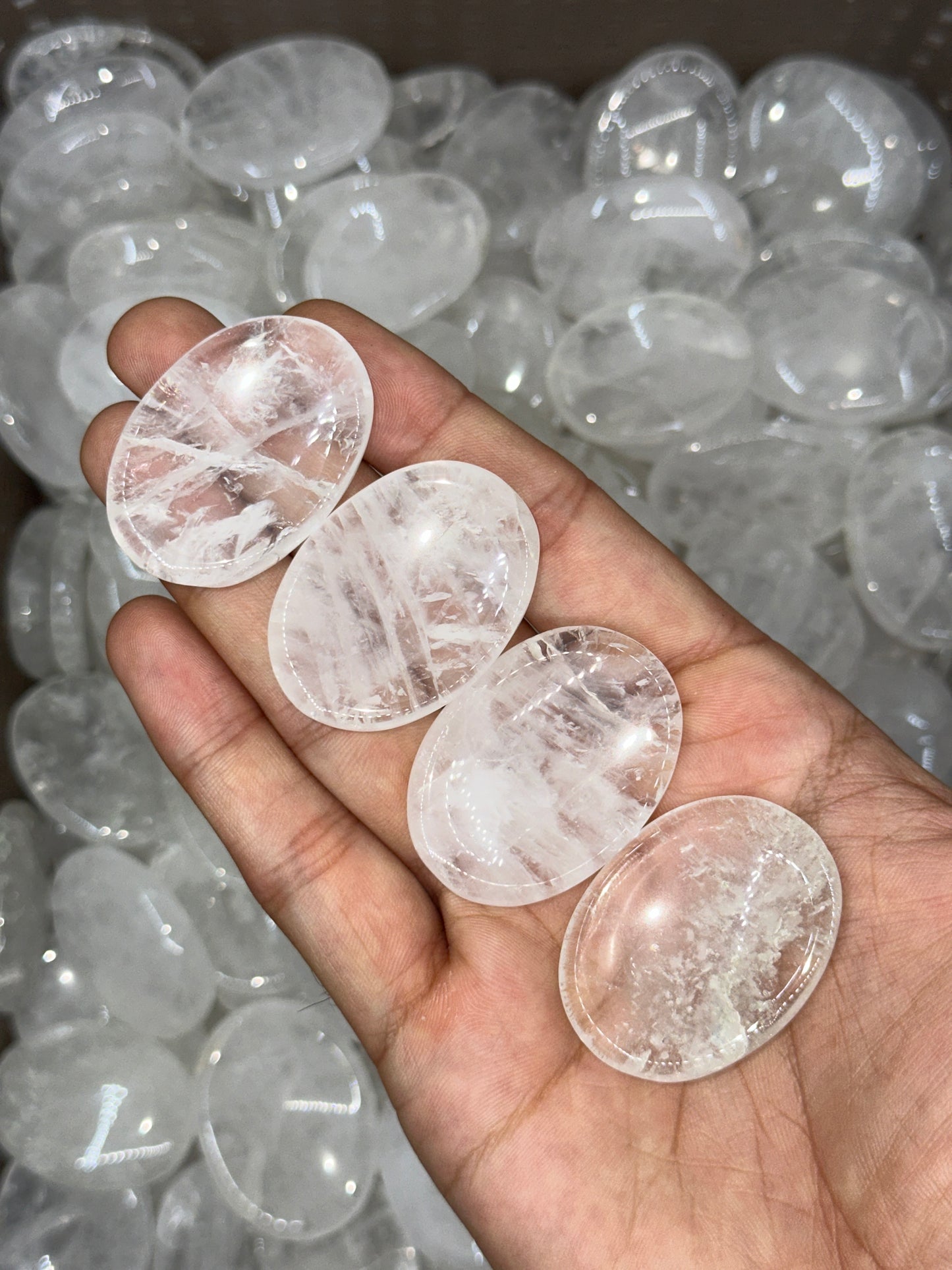 Clear Quartz Worry Stone image 4