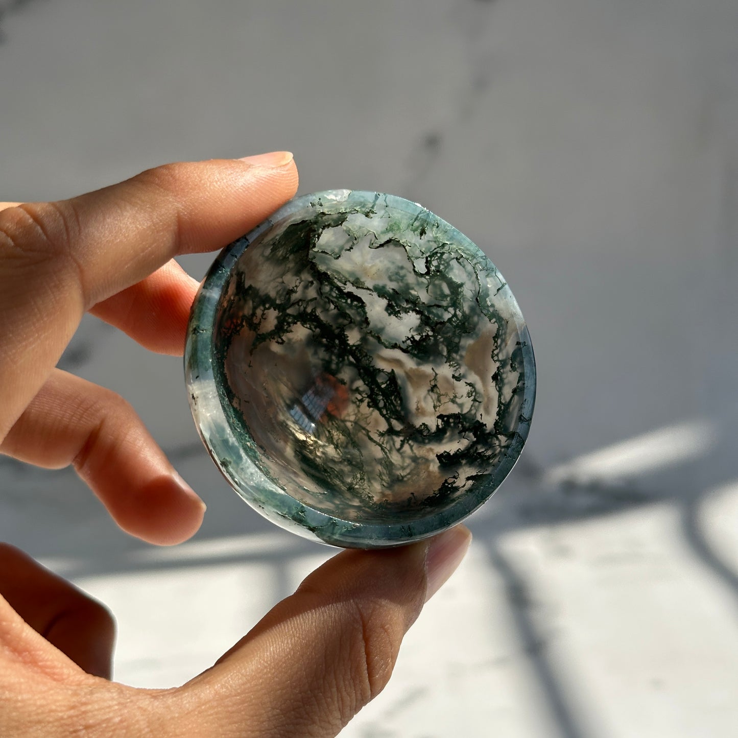 Moss Agate Bowl image 9