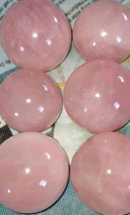 Rose Quartz Spheres image 2
